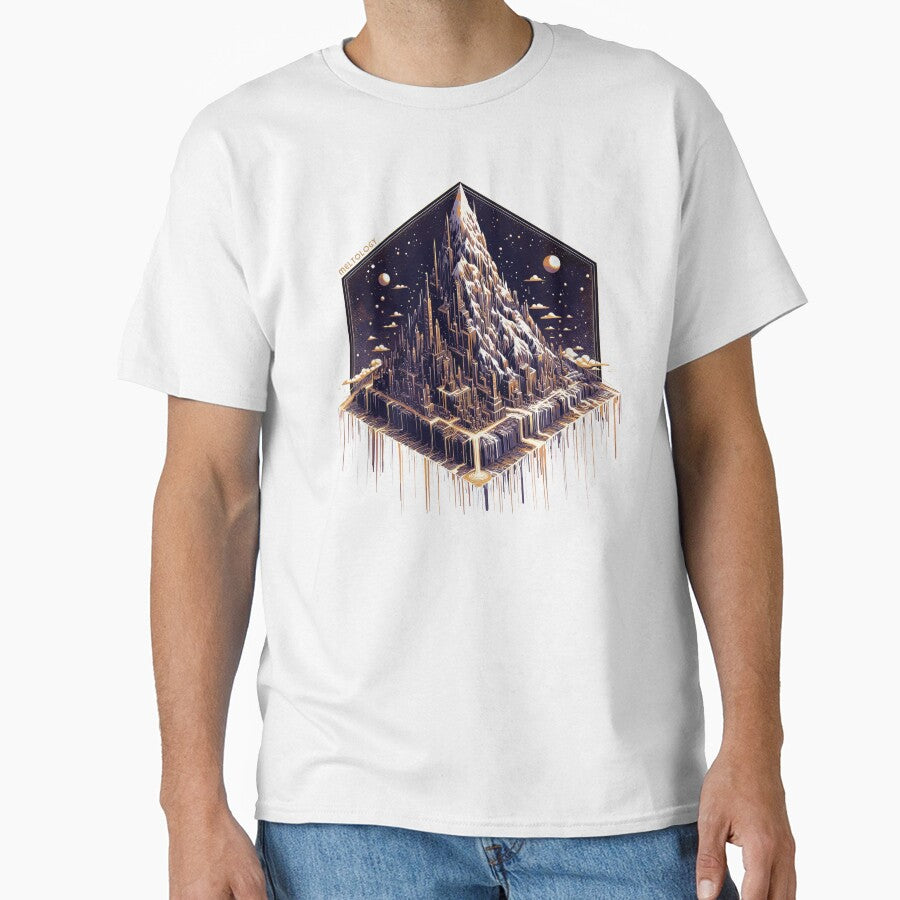 Futuristic Meltology Mountain City by ShepuShuki