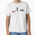 Canicross Trail Running Dog Sport Heartbeat Pulse by CuteDesigns1