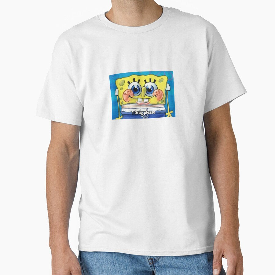 1 Drug Please Meme Sticker – Funny Cartoon Meme by BloeHoerBaekAut Sticker
