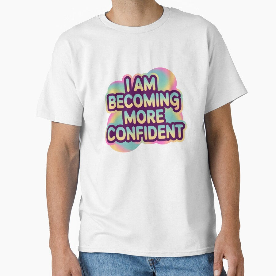 I Am Becoming More Confident – Vibrant Confidence Sticker by AngloAffirms