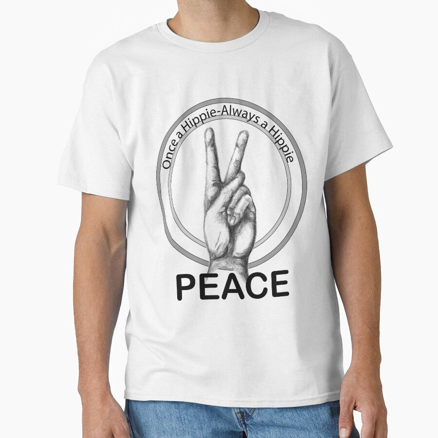 Hippie Peace Hand Sign by Charmaine Paulson