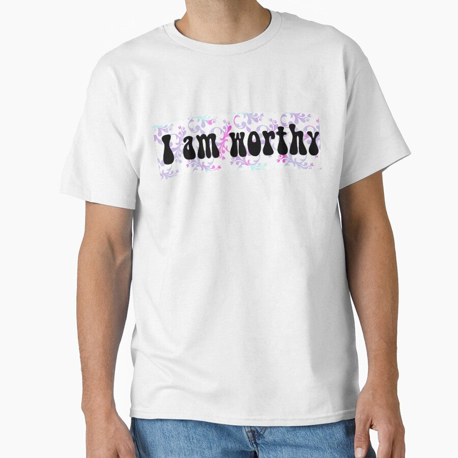 “I am worthy” affirmation by Megan Noel Opava