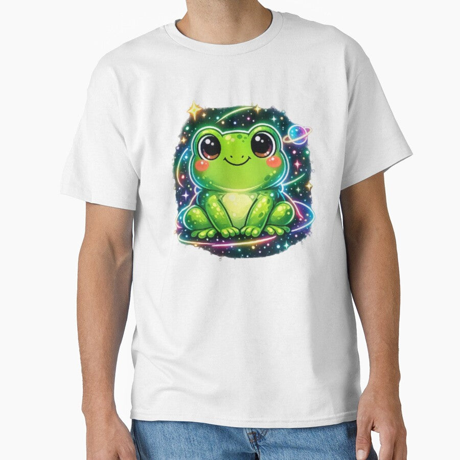 Futuristic neon frog by FroggyOnly