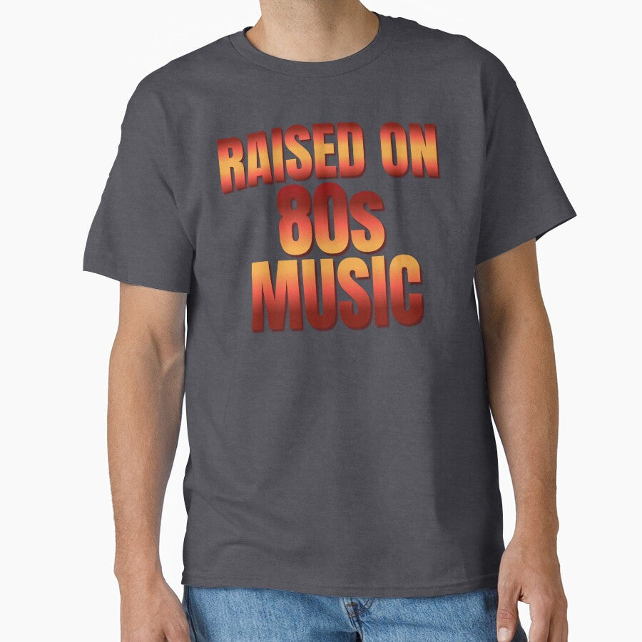 Raised On 80s Music Shirt – Retro Vintage 80s T-Shirt by Waldero