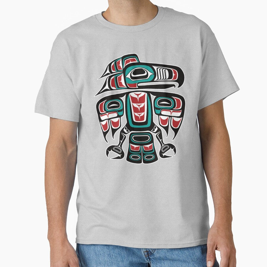 Haida Tlingit Native Raven Totem by Beltschazar