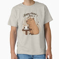 Capybara Cappuccino, Cute Coffee Art by NovaFlair-Co