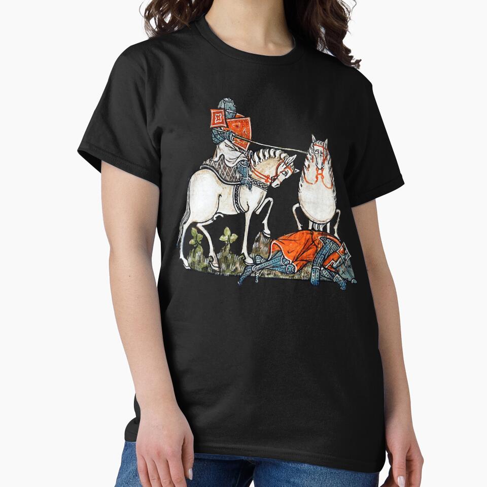 Weird Medieval Egg-horse by elinaarbidane
