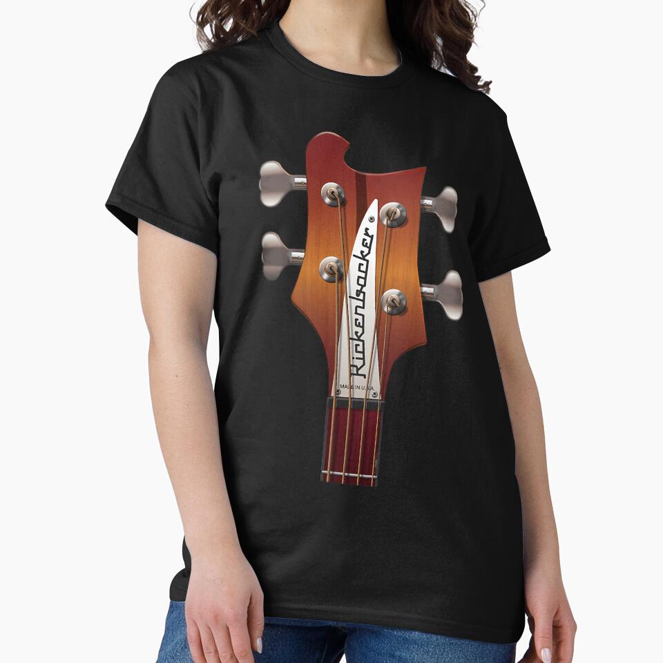 Guitar Headstock Art - Rickenbacker 4003 Bass by Evakkanen