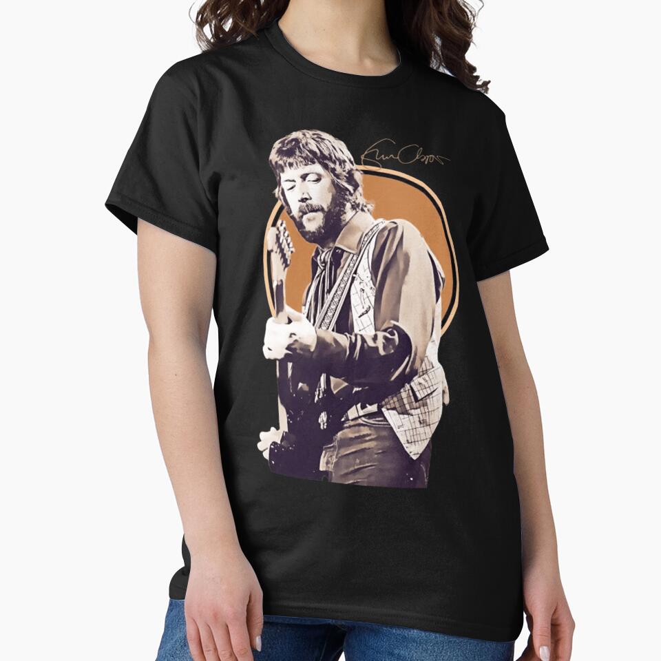 eric clapton – guitarist Oversized Vintage Portrait Electric Blues Style by cautrapinacka