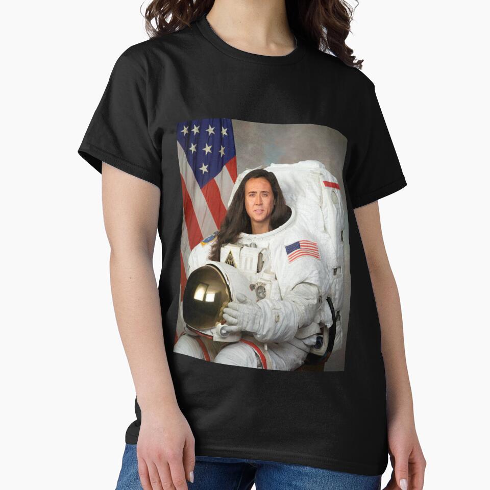 Nicolas cage Baseball ¾ Sleeve by Walleez
