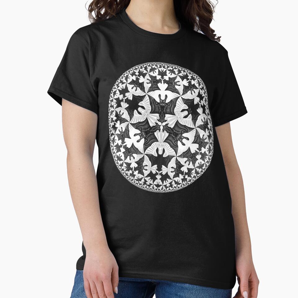 Circle Limit IV (Infinity Bats Pattern), by M.C. Escher by Gabriel S