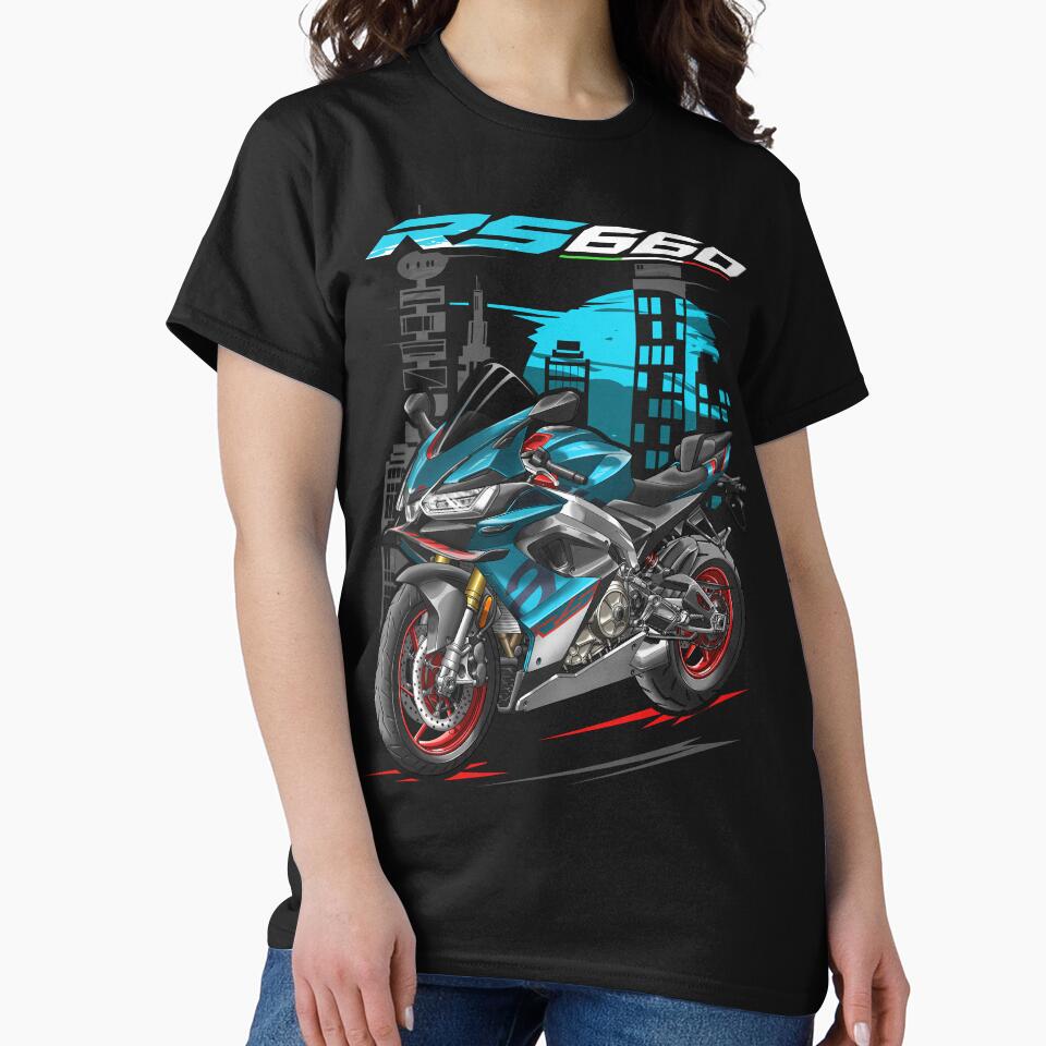 Motorcycle RS660 2025 Blue Marlin for Motorcycle Riders by MotoApparelHub