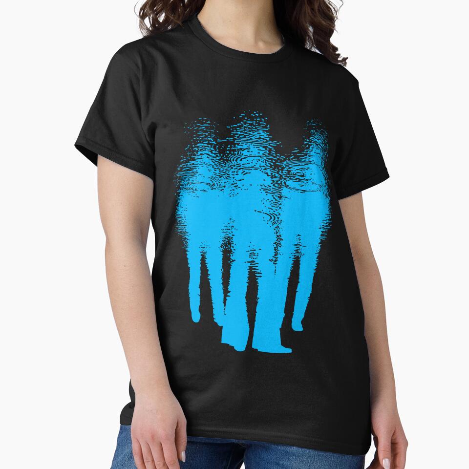 TRIO. PUDDLE ART GRAPHIC. BLUE. by 5hertz