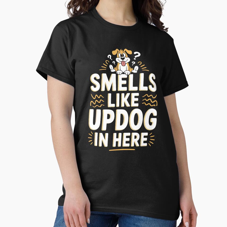 Smells Like Updog In Here – Sarcastic Dad Joke Awkward Humor by Redgiant87x