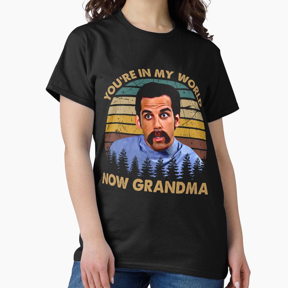 Vintage Happy Art Gilmore Comedy Film - You're In My World Now Grandma by NancyLucy9