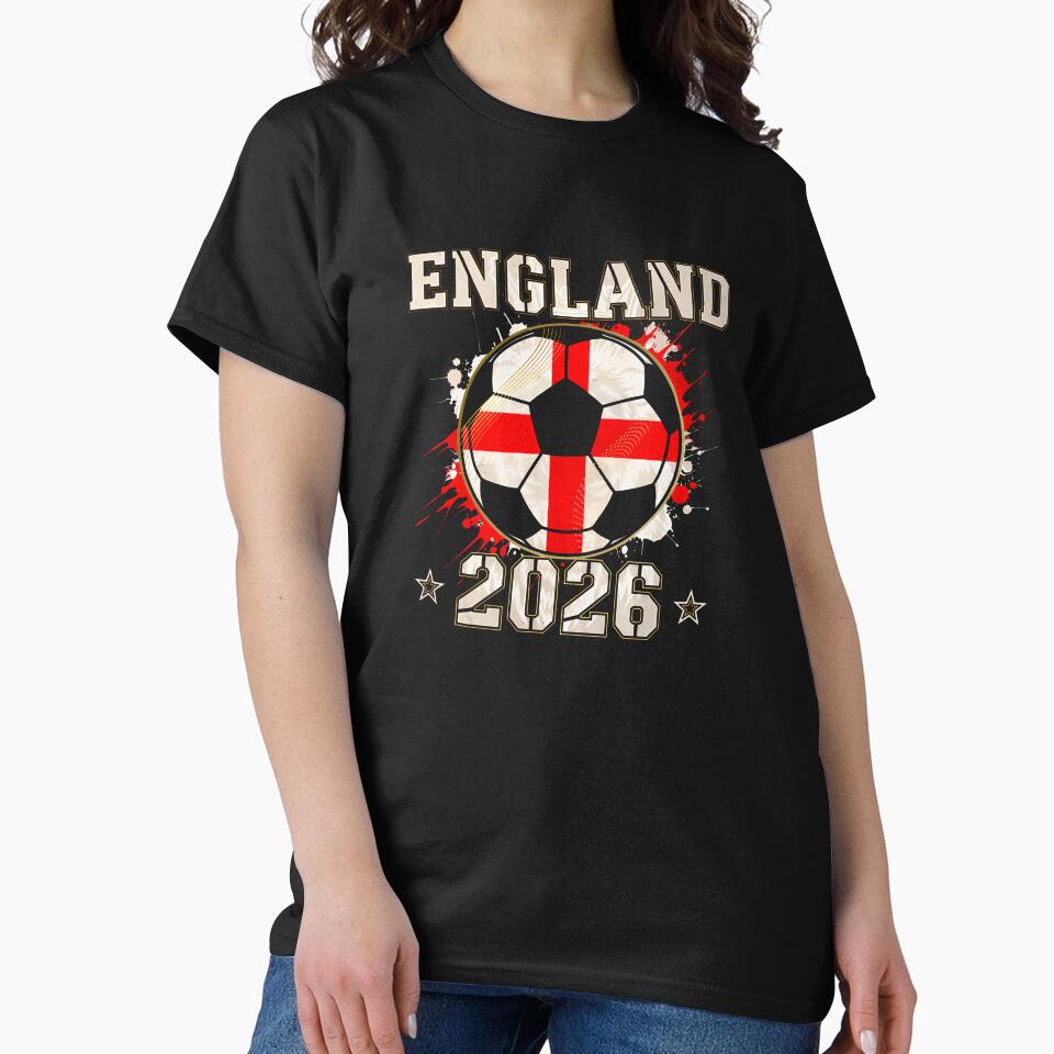 Front Print England Soccer World Cup 2026 - English Fan Gift T-Shirt_84562392 by KTY-NUSS