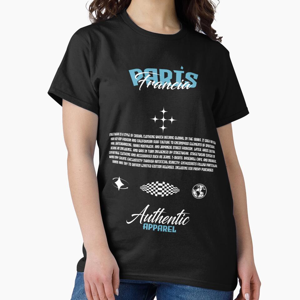 Paris France Streetwear by NF Designs Studio DTF