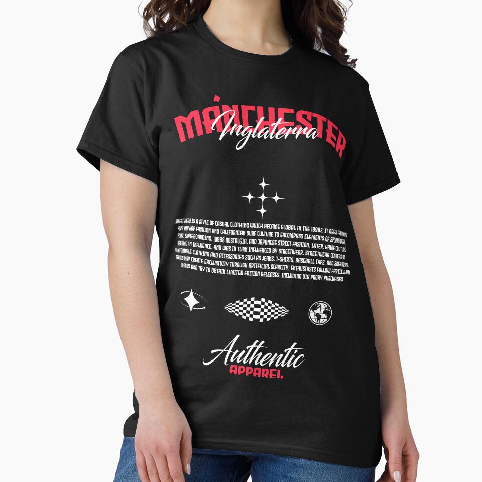 Manchester England Streetwear by NF Designs Studio DTF