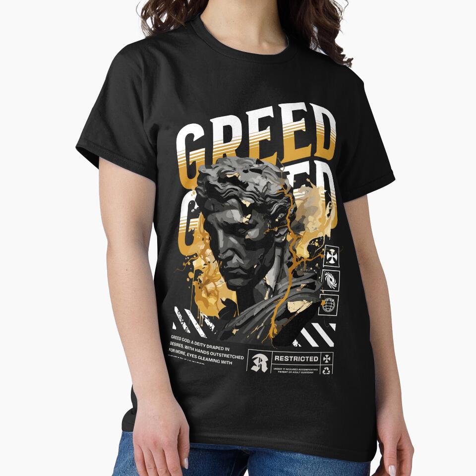 god of greed Streetwear by NF Designs Studio DTF