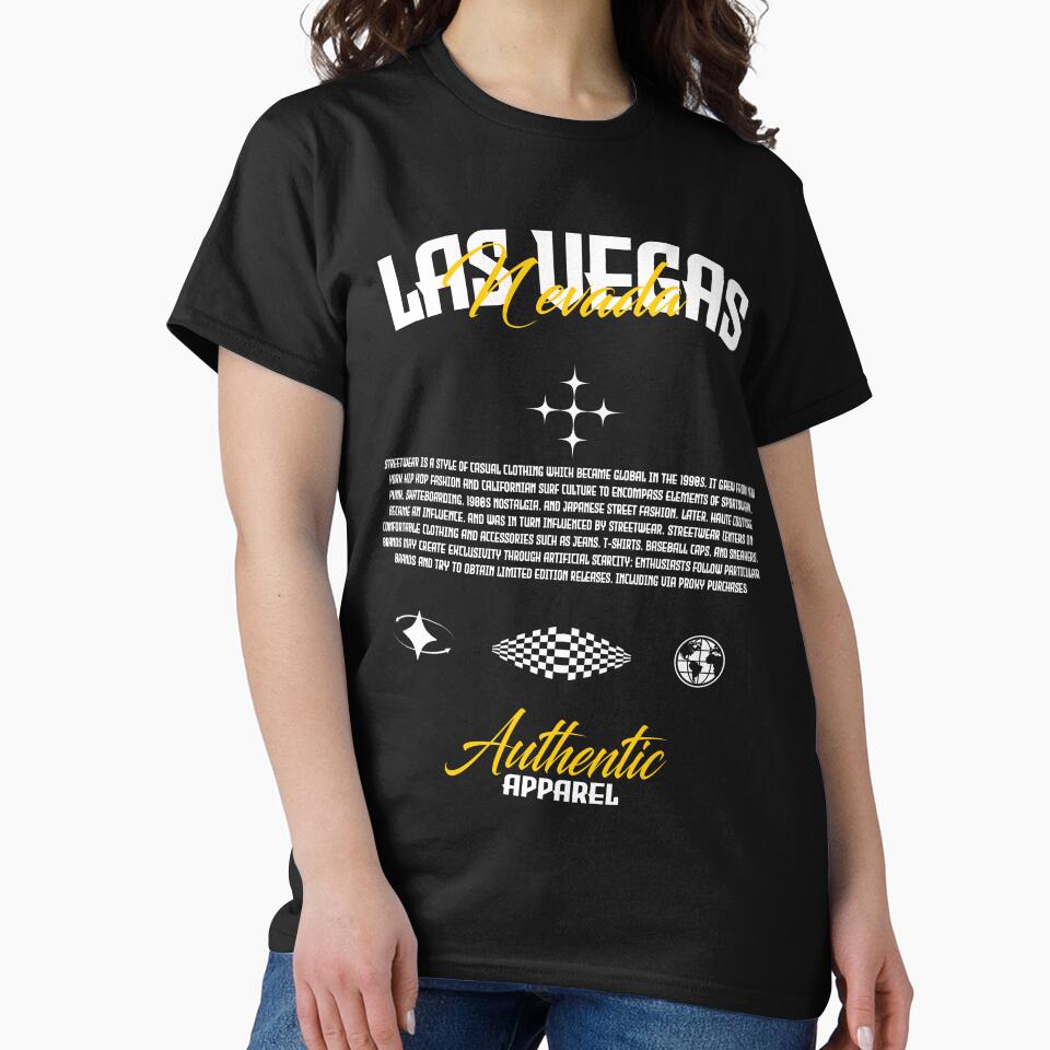 Las Vegas Nevada Streetwear by NF Designs Studio DTF