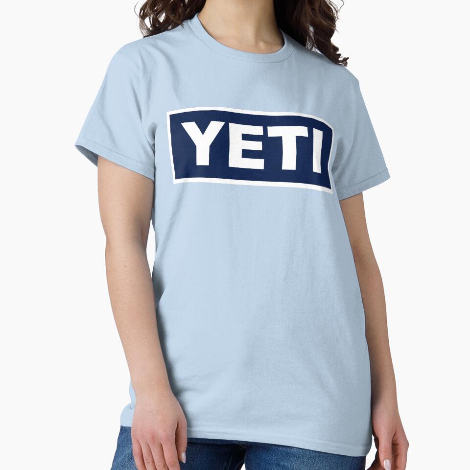 Yeti cool outdoors box logo original navy blue camping by Kludoman