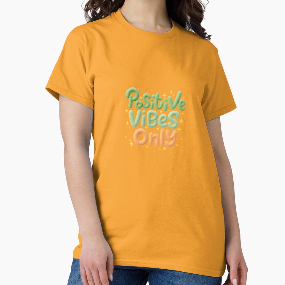 Positive Vibes Only Pastel Motivational Design by Siti Hoiriyah