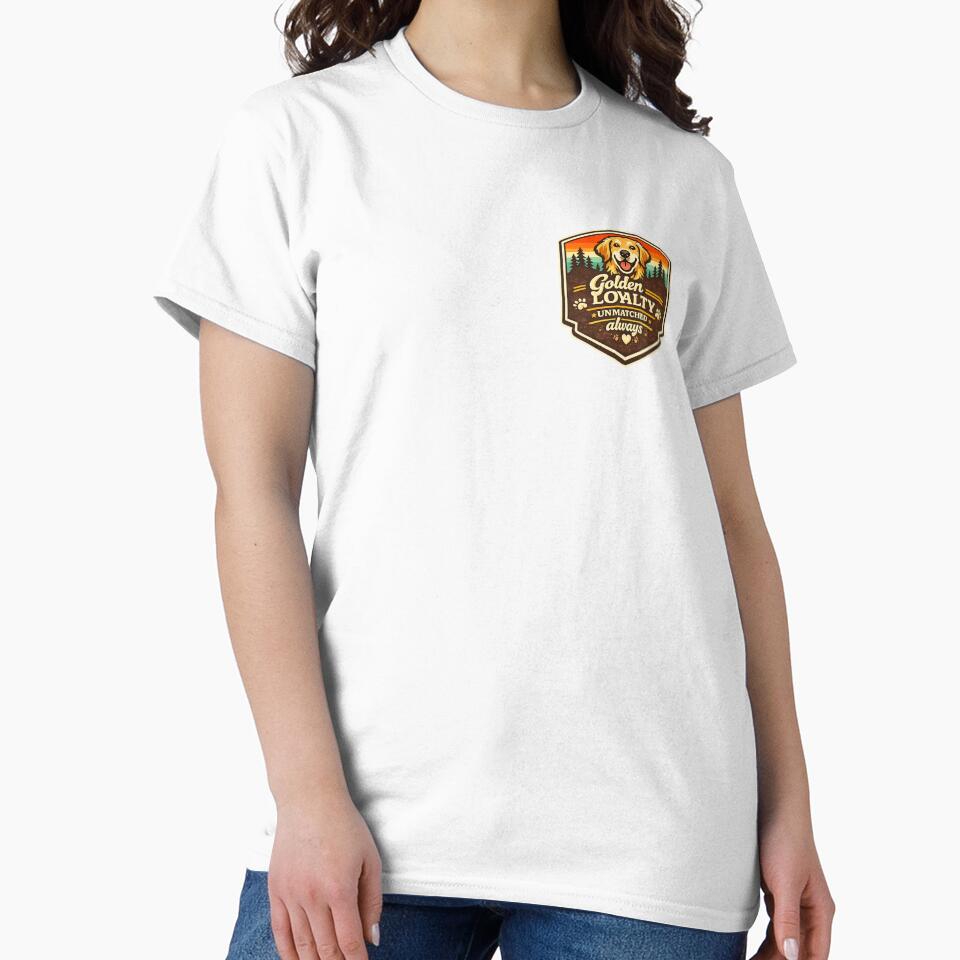 Golden Loyalty Unmatched Always Golden Retriever Gift by WildVista