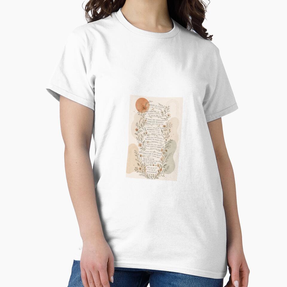 Minimalist Oasis Wonderwall Floral Print by AlexGreaney