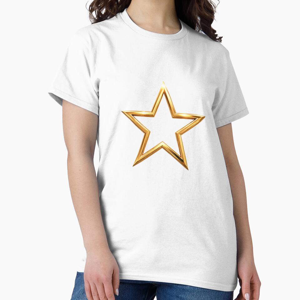 A shiny gold star on transparent background by Creative88Art