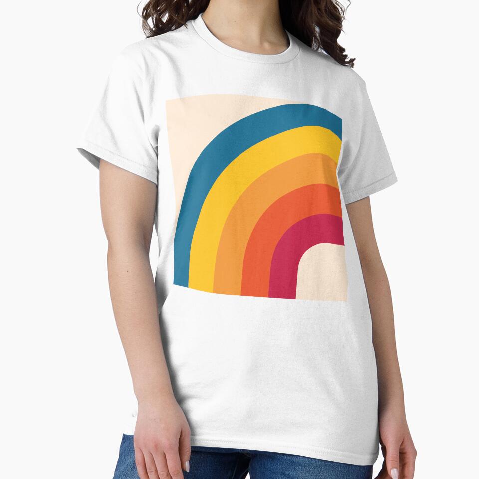Mid Century Modern Rainbow - Colorful by JMgraphic