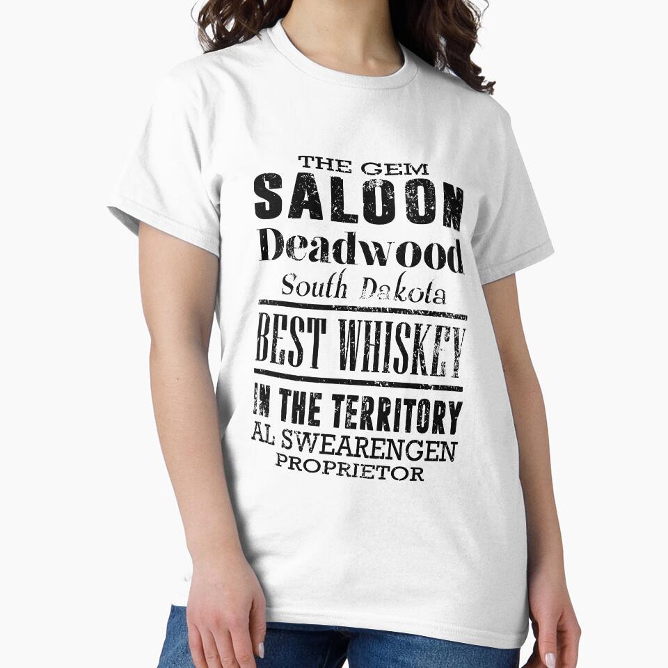 Funny Gifts The Gem Saloon Deadwood South Dakotas Territory Halloween by LeathaKessler