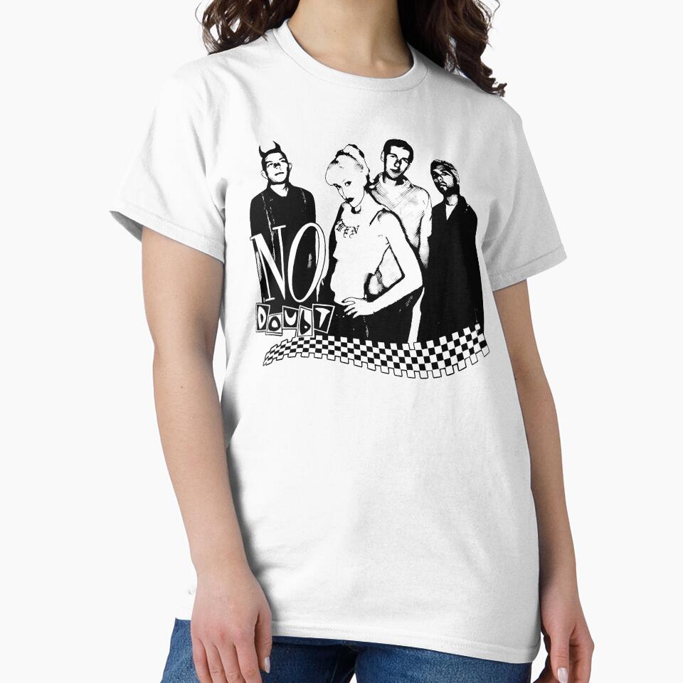 No Doubt 90s Rock Band - Black and White Style by Darkifun