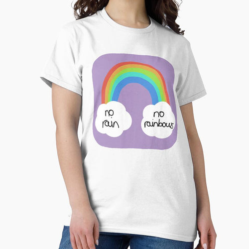 "No rain, no rainbows" illustration | mental health/ trauma/ positive affirmation by NeurodiverseTea