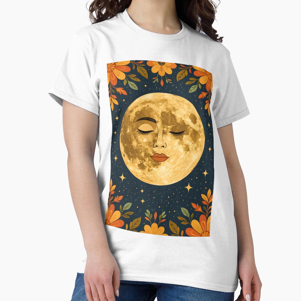 Vintage Boho Moon Stay Wild Celestial by SoulGraphixx