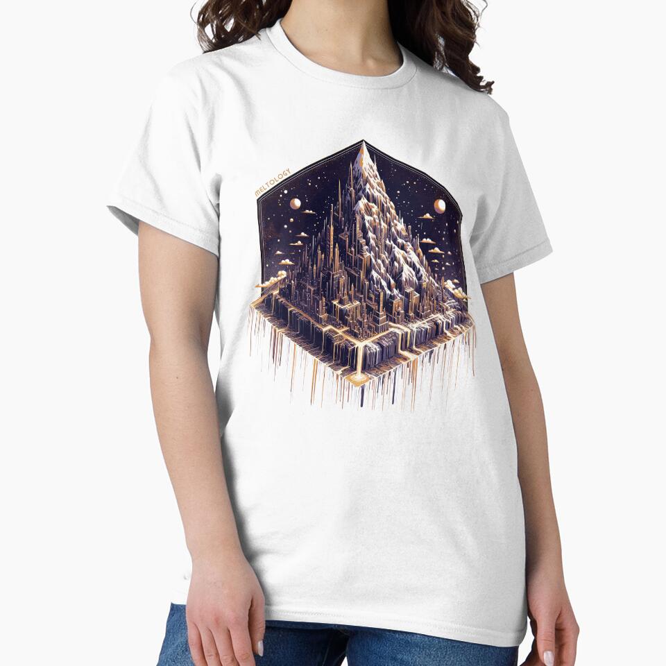 Futuristic Meltology Mountain City by ShepuShuki