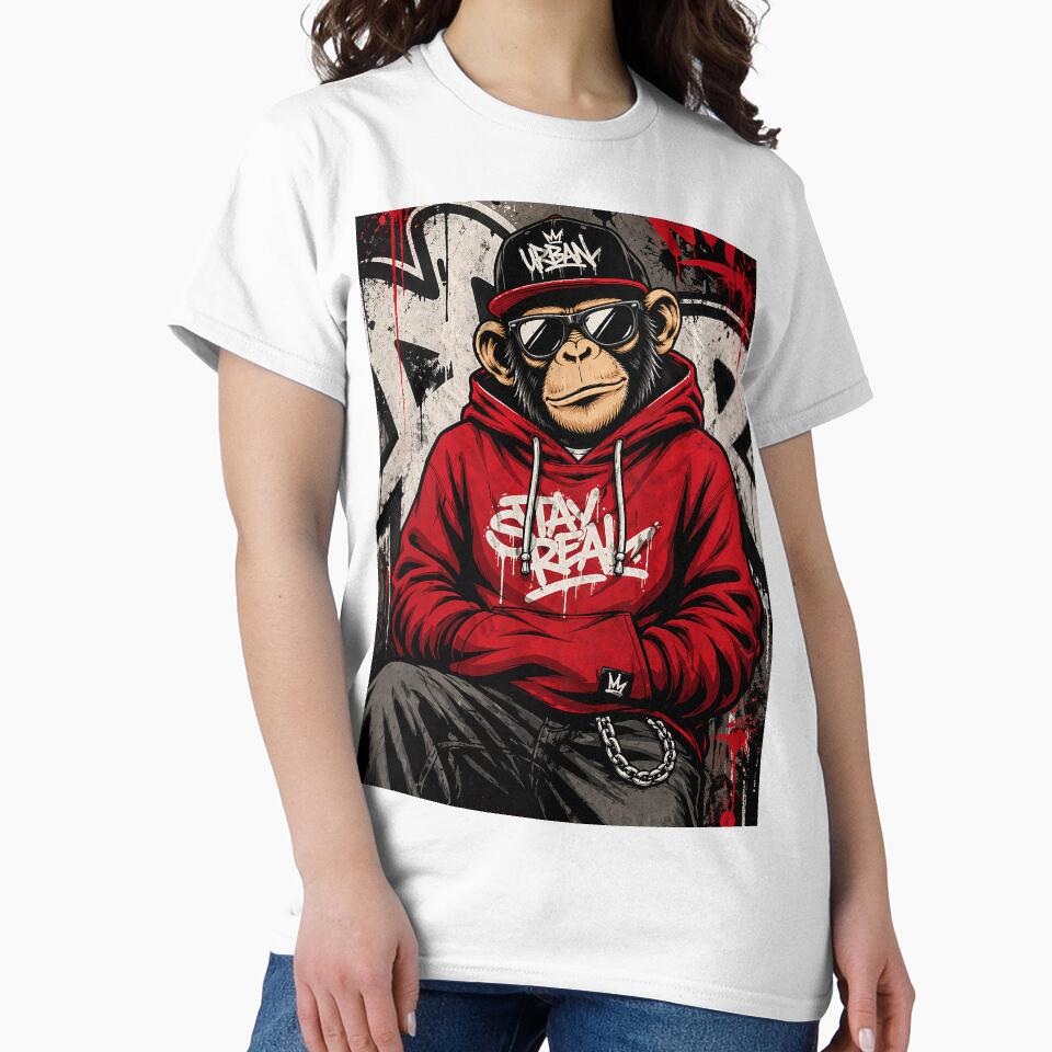Urban monkey with graffiti style by Imprearte
