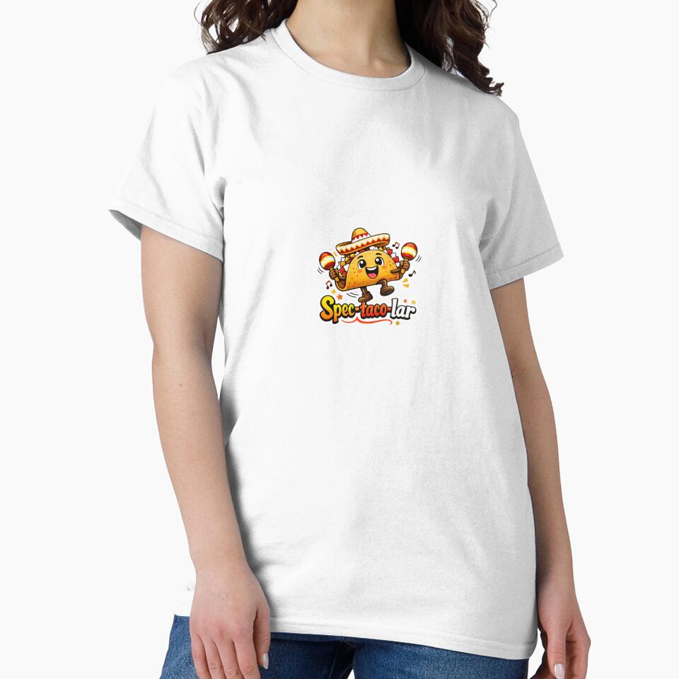 Spec-taco-lar Fiesta Taco Cartoon Design by Big Magic Designs