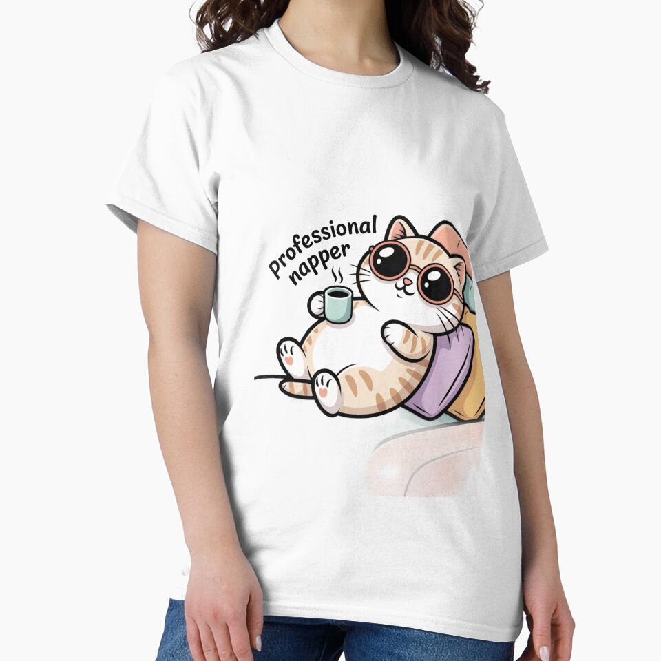 Funny Dad Cat | Kawaii | Professional Napper| Men by InspiredCreatives