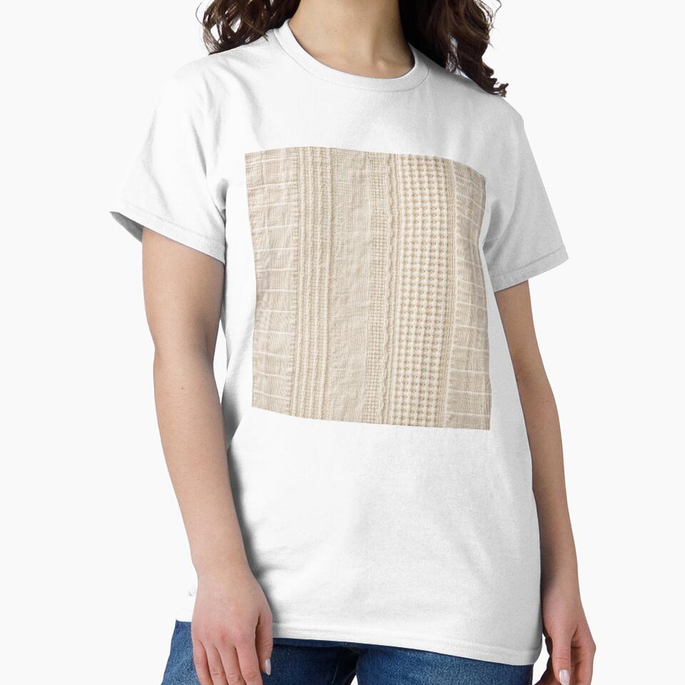 Natural Cotton Structure Textile Pattern by frumixart