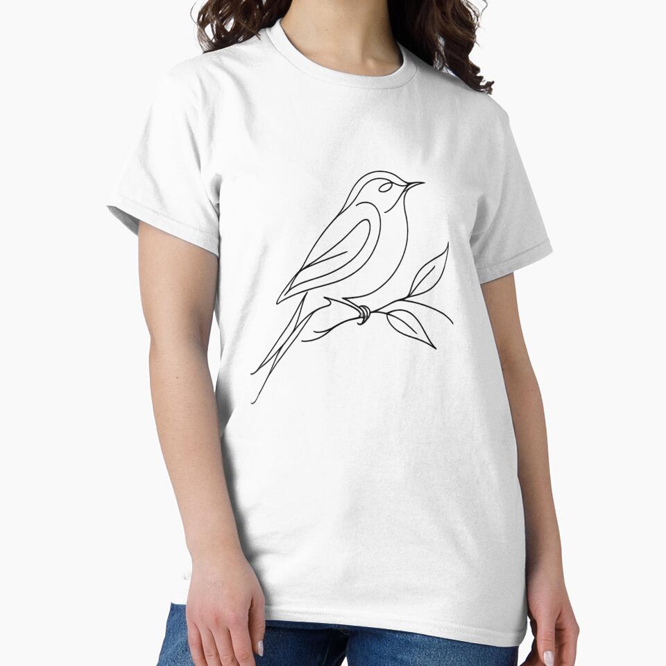Minimalist One Line Bird Drawing | Modern Continuous Line Art Bird | Aesthetic Minimal Wall Art by ArtWaveStudio8