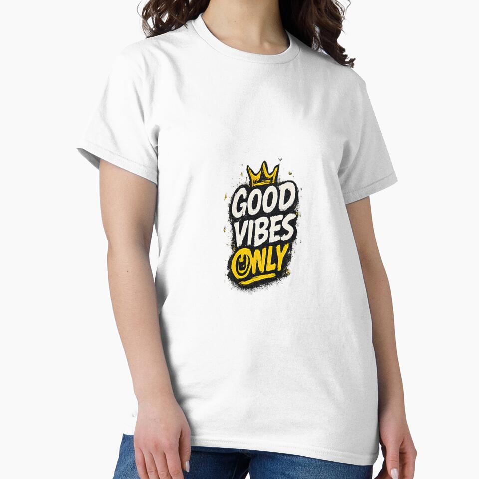 Good Vibes Only Trendy Inspirational Art by just1klik