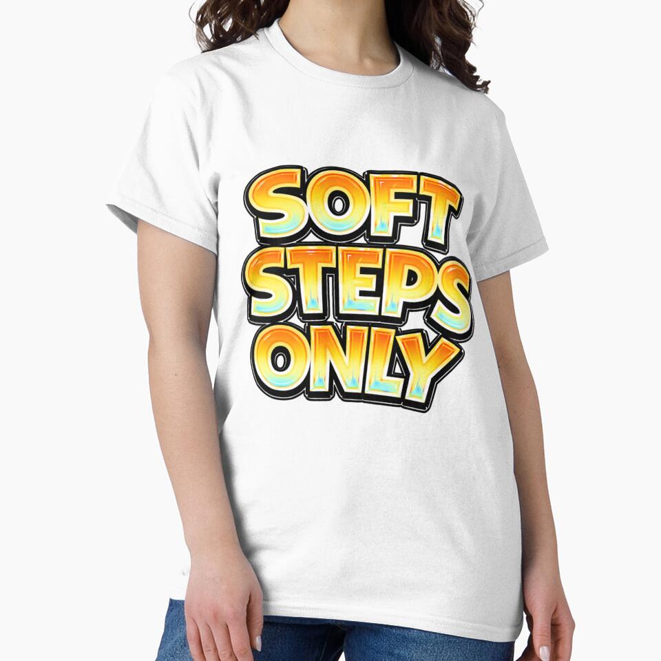 SOFT STEPS ONLY – hand drawn childlike typography by Mac Sketches