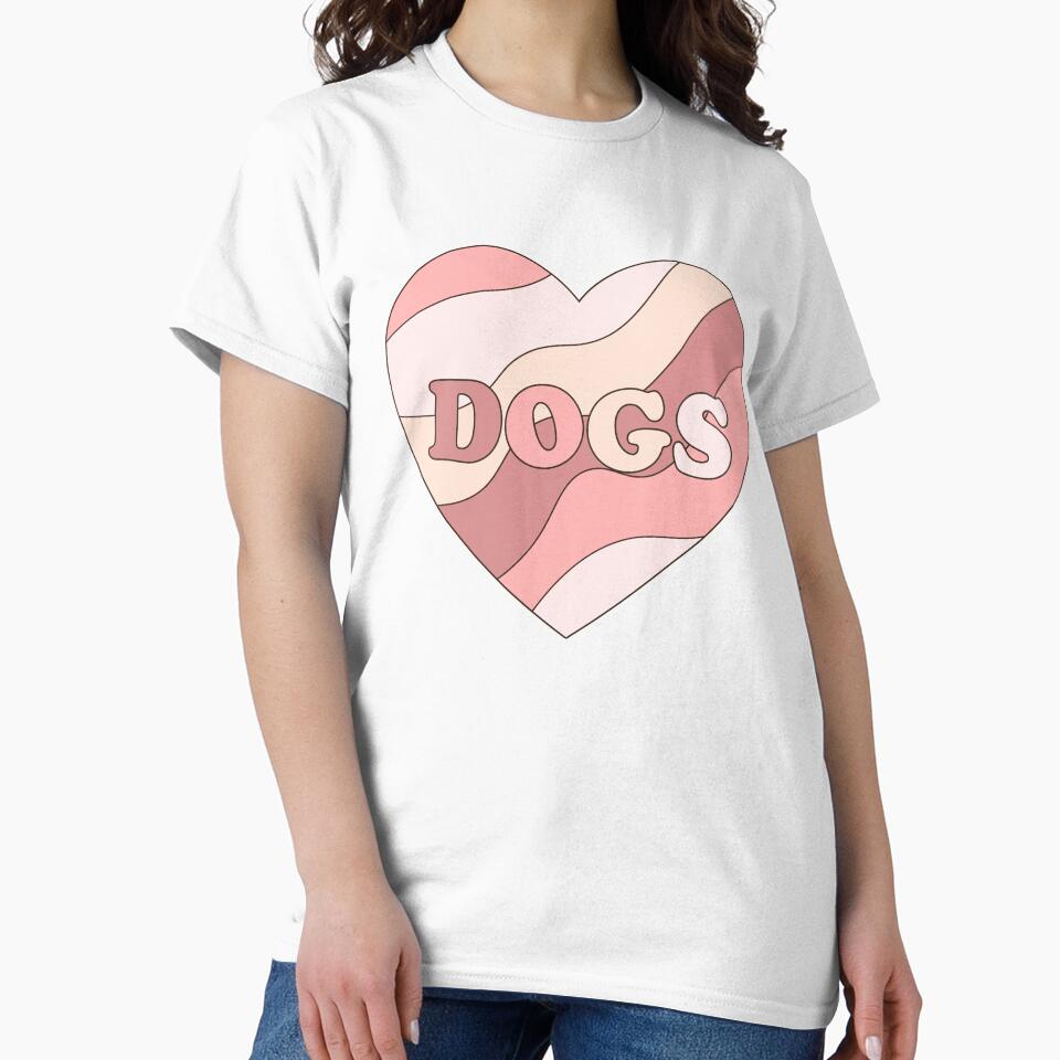 I love dogs retro heart by OkihanaShop
