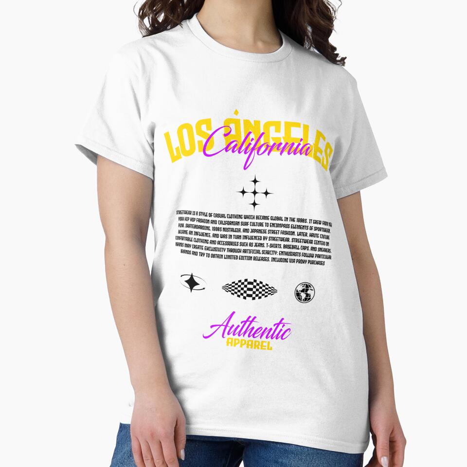 Los Angeles California Streetwear by NF Designs Studio DTF