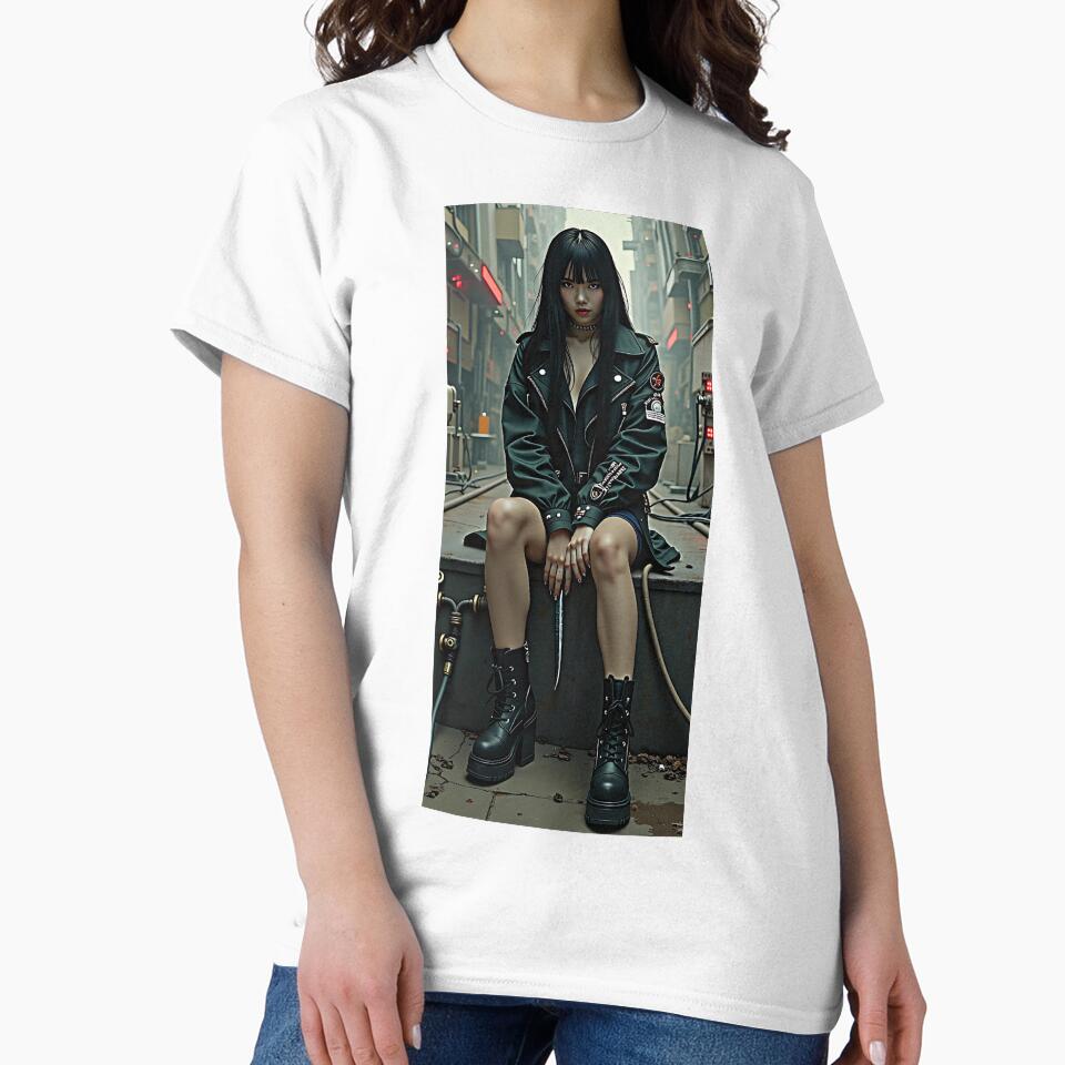 Urban warrior III | Cyberpunk Themed Warrior Girl Design by Shamrocx
