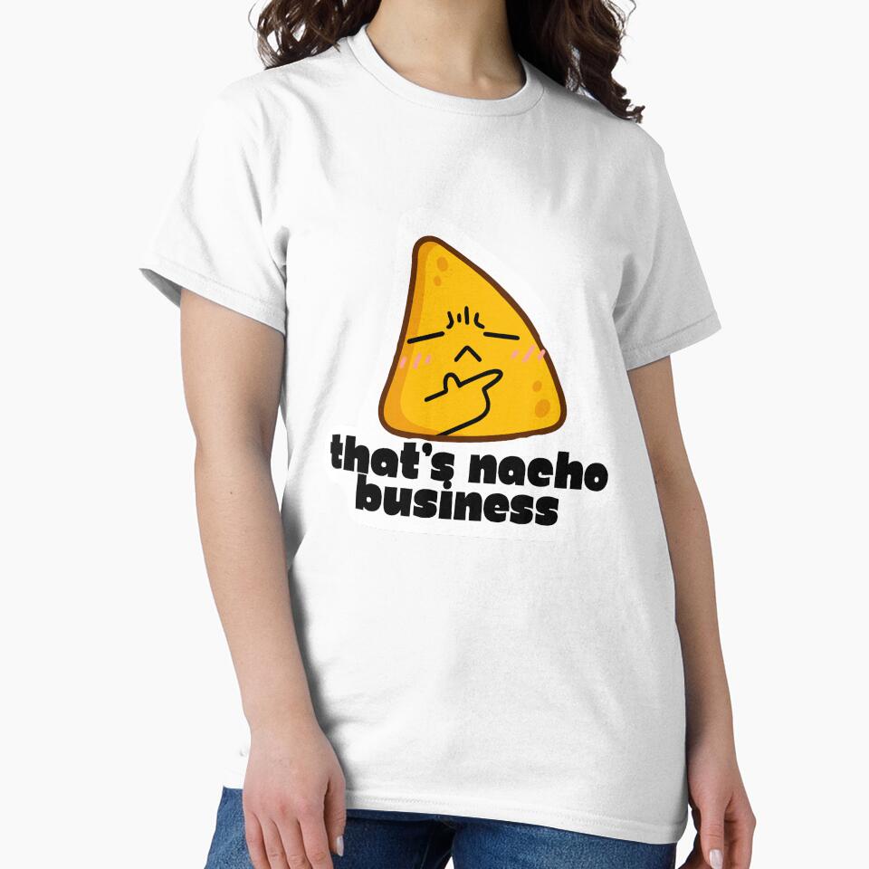 That’s Nacho Business – Cute Angry Nacho Pun by ThisIsDebbie