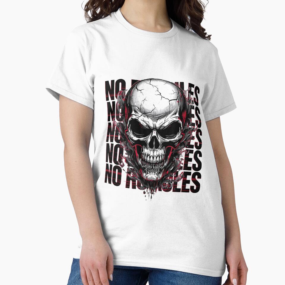 No Rules Skull - Streetwear by Dhenin Studio