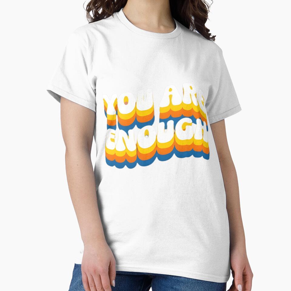 You Are Enough – Retro Affirmation by Danivique