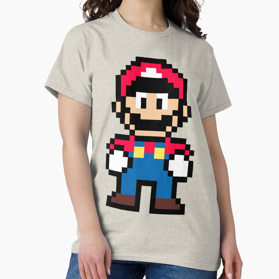 Small Pixel Blocks on the Bro 1 - classic gaming Retro by ZERO-MIND