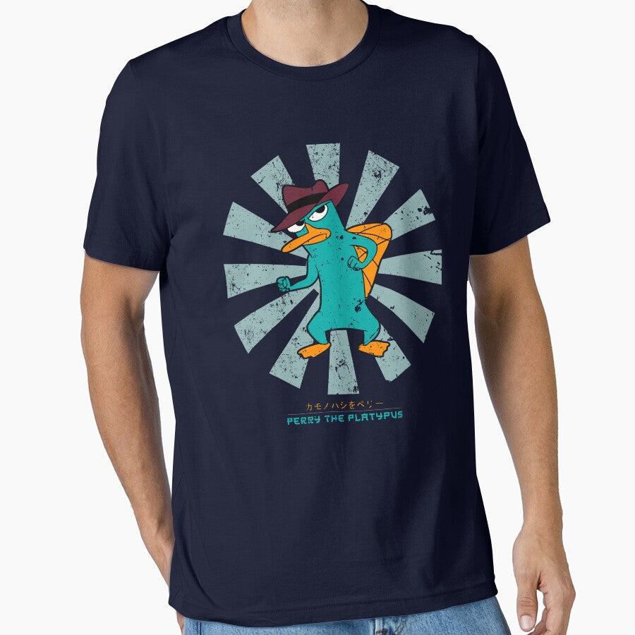 Perry The Platypus Retro Japanese by Nova5